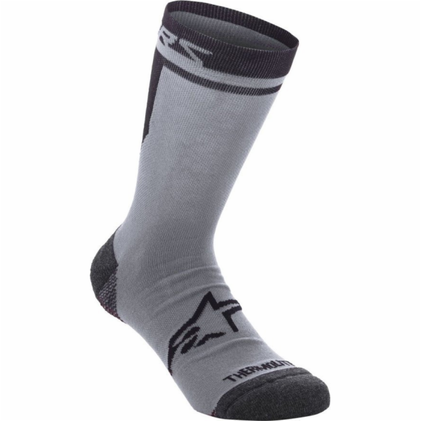 Alpinestars ALPINESTARS WINTER THERM SOCKS 17, šedočerné ...