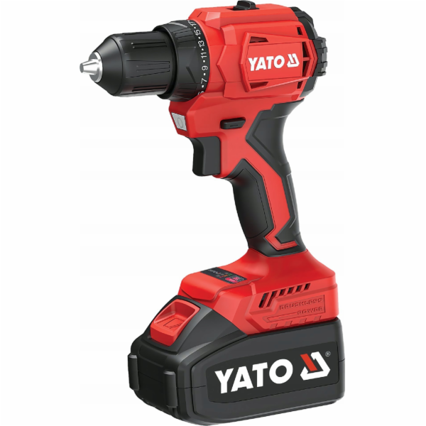 Yato vrtačka YATO ŠROUBOVACÍ 18V LI-ION 1x2,0Ah 45Nm KARTON