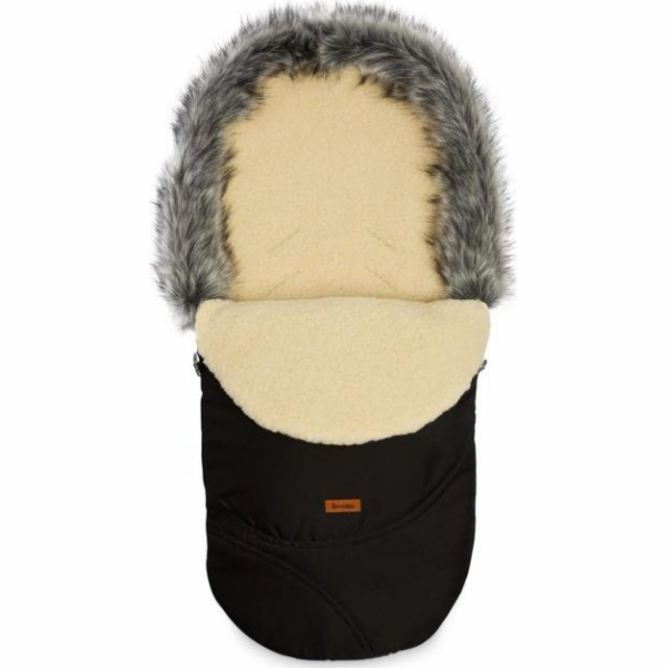 Sensillo SPACÍ pytel ESKIMO ČERNÁ / VLNA 100 X 46