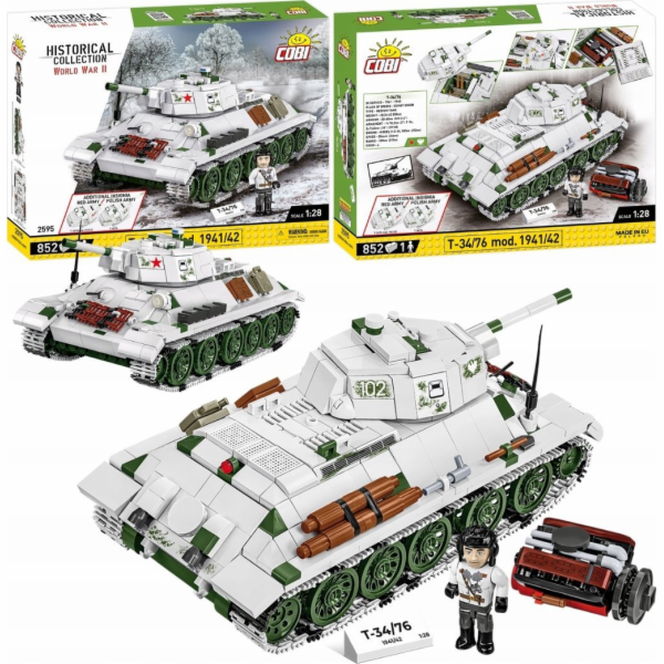 Cobi vojenské bloky COBI 2595 H T-34/76 mod. Sovětský tan...