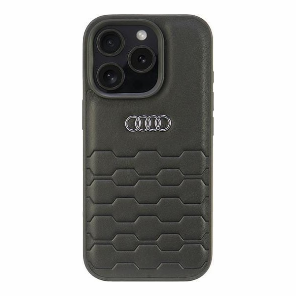 Audi Audi Synthetic Leather iPhone 16 Pro 6.3 černo/černý...