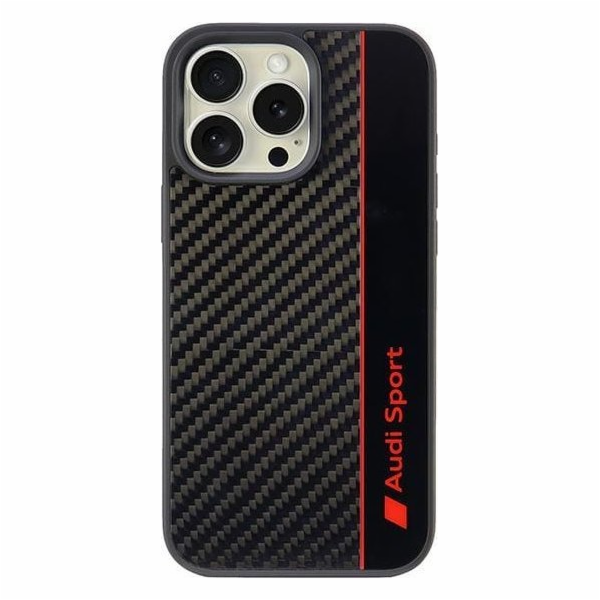 Audi Audi Carbon Fiber Stripe iPhone 16 Pro Max 6.9 černo...