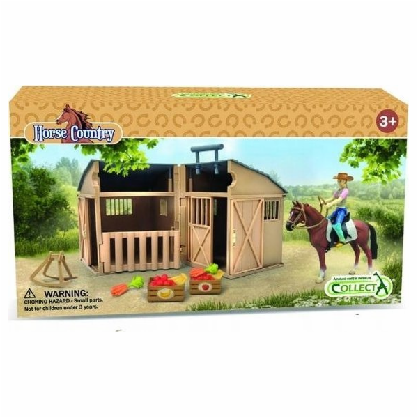 Collecta FIGURKA COLLECTA JEZDEC, PŘÍSLUŠENSTVÍ, KŮŇ A ST...