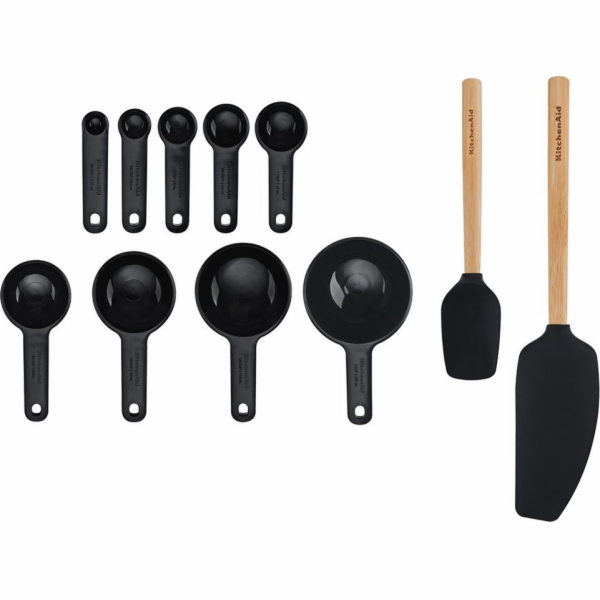 KitchenAid Sada kuchyňského náčiní KitchenAid 11 ks. Onyx