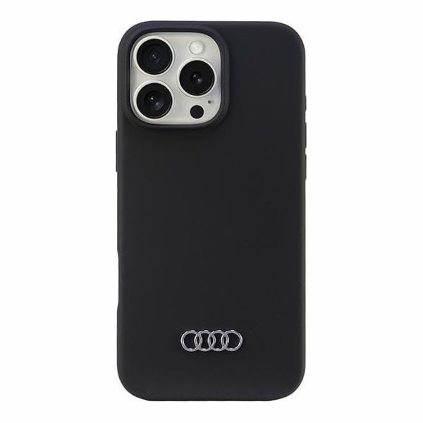 Silikonový obal Audi Audi iPhone 16 Pro Max 6.9 černý/čer...