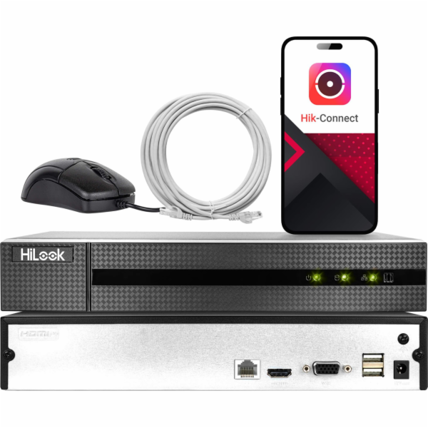 HiLook NVR-8CH-5MP rekordér HiLook by Hikvision 8kanálový...