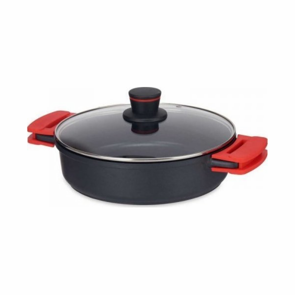 Kinvara Molten Black Aluminium Pot (28 x 7,5 cm)