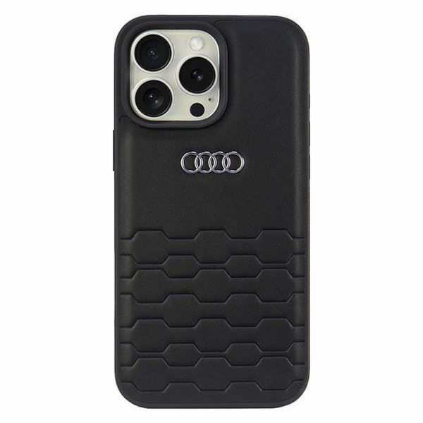 Audi Audi Synthetic Leather iPhone 16 Pro Max 6.9 černo/č...