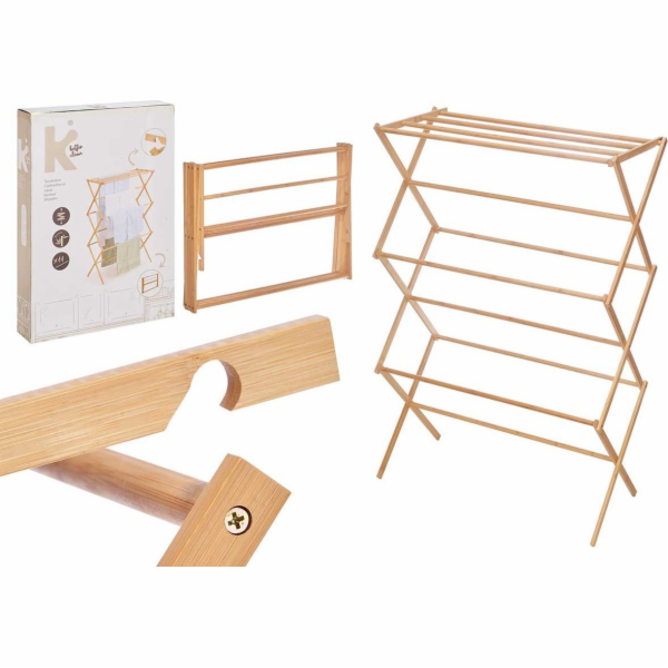 Kipit Dřevěná prádelní šňůra ZENWOOD, 76 x 36 x 111 cm