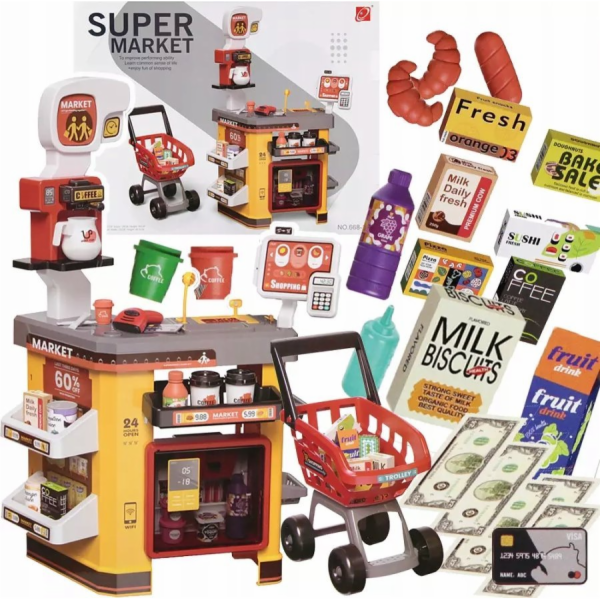 Mega Creative SUPERMARK B/O AKC 60X46X17 MC PUD 8