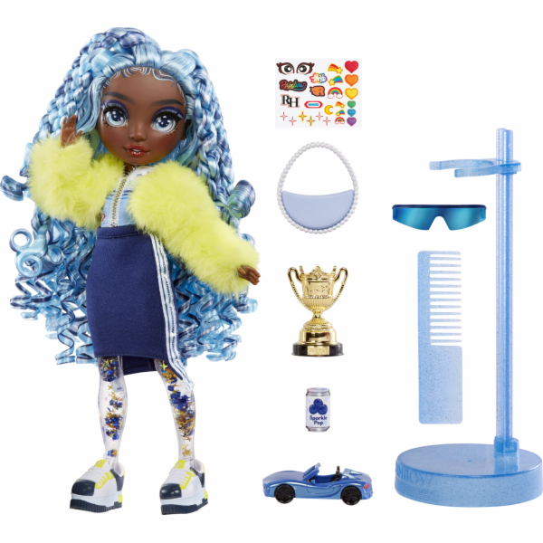 MGA Doll Rainbow High Sparkle & Shine Fashion MARINA (modrá)