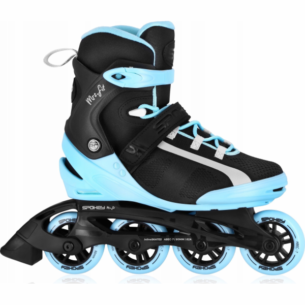 Rekreační kolečkové brusle Spokey MrsFIT modré vel. 37