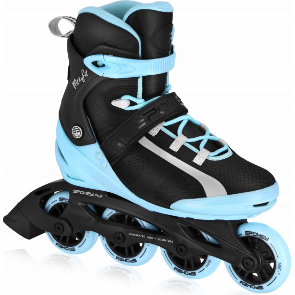Rekreační kolečkové brusle Spokey MrsFIT modré velikost 38