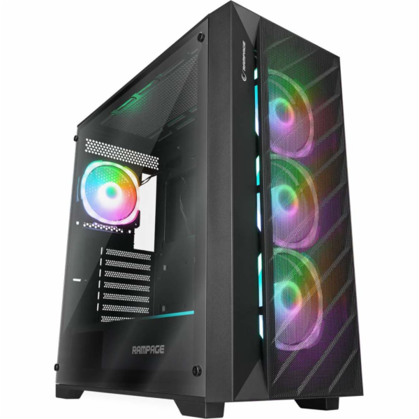 Černé pouzdro Rampage Prime Mesh ARGB