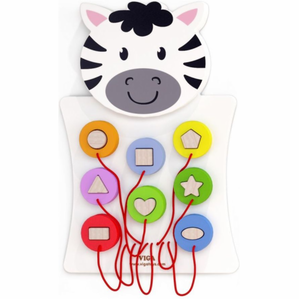 Nástěnný panel Viga Puzzle - Zebra