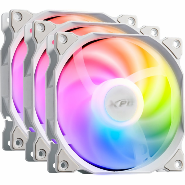 XPG Vento 120 ARGB PWM ventilátor bílý 3-balení (VENTO120...