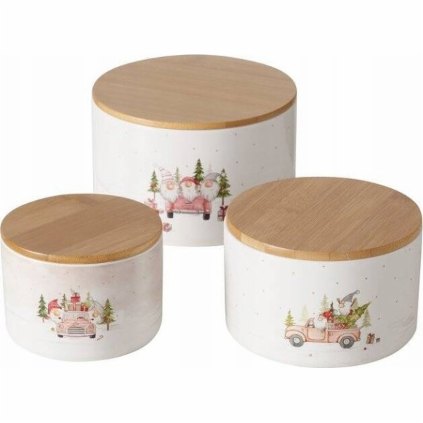 Sada keramických úložných nádob Boltze Home CARRIE, O 11-...