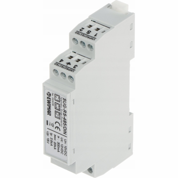 PŘEPĚŤOVÁ OCHRANA SUG-RS485/DIN PRO SYMETRICKOU ŘADU RS-4...