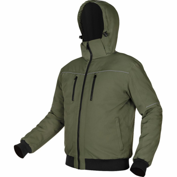 Pánská bunda Neo Tools Bunda s kapucí OUTDOOR, zelená, ve...