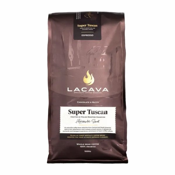 Zrnková káva LaCava - Super Tuscan Espresso 1kg