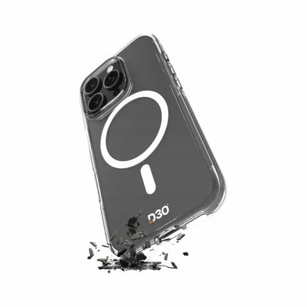 Silikonové pouzdro Puro Puro Impact Clear D3O MagSafe pro...