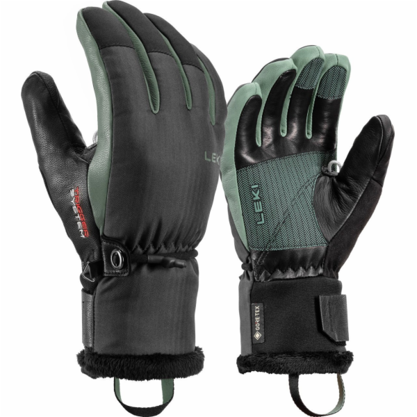 Leki LEKI GLOVES Lantana 3D GTX Dámské zelené 7.5