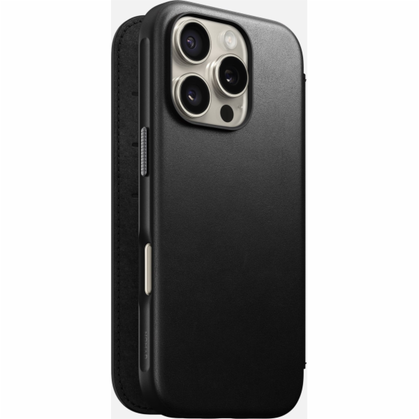 Nomad NOMAD Folio Modern Leather Black | iPhone 16 Pro