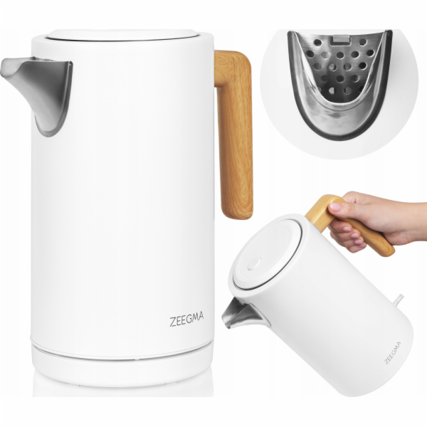 Konvice Zeegma Ketlee Zeegma White Wood