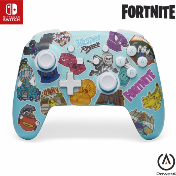 PowerA SWITCH Pad Wireless Pad Enhanced Fortnite Sticker ...