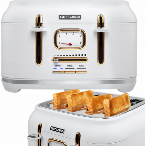 Toustovač Muse TOSTER MS-131W 1800W 4 SLOT