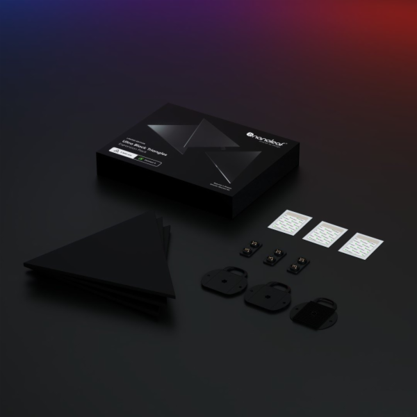 Nanoleaf Nanoleaf Shapes Black Triangles Expansion Pack (...