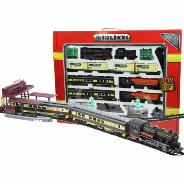LeanToys FENFA Train Giant 7 Wagons Light 10m LEAN Toys