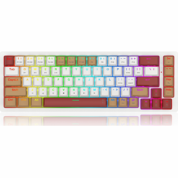 Klávesnice Redragon K677WLR Pro Keyboard Rammus Brown spí...