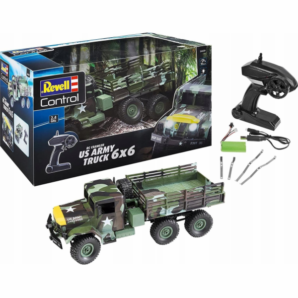 Revell RC pásový nákladní automobil US Army Truck 6X6 1:16