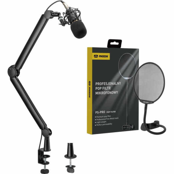 Mozos Mozos SB39 - Stojan na stolní mikrofon + Pop Filter...