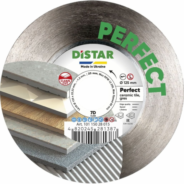 Distar Diamond Disc 1A1R 125mm Perfektní