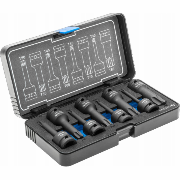 Högert Technik HOGERT SADA KLÍČŮ, NÁRAZOVÝ, TORX, 8 ks. 1...
