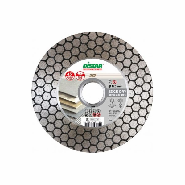 Diamantový kotouč Di-Star Edge Dry 125x1,6x25x22,23
