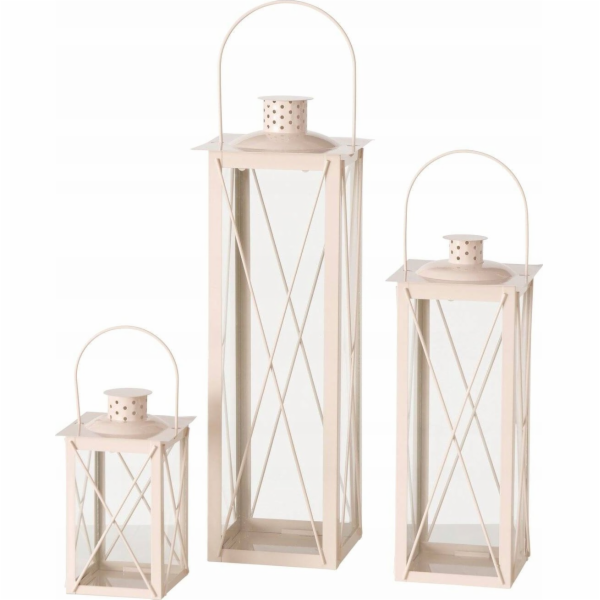 Kovová lucerna Boltze s rukojetí, FAROL, 20, 35 a 50 cm
