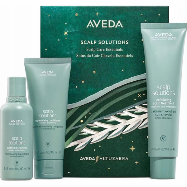 AVEDA_SET Scalp Solutions Balancing Shampoo 100ml + Reple...