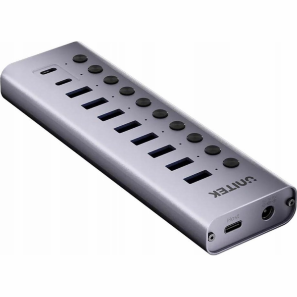HUB USB Unitek Unitek Hub USB C/USB A 10in1 5Gbps s přepí...