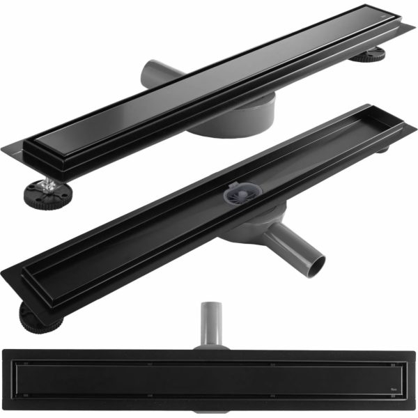 Rea Linear Drain REA Neox pro Black 80
