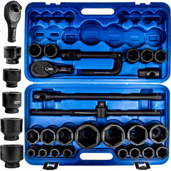 Sada nářadí Forcekraft Impact 26 ks. 3/4 (17-50 mm) a 1 (...