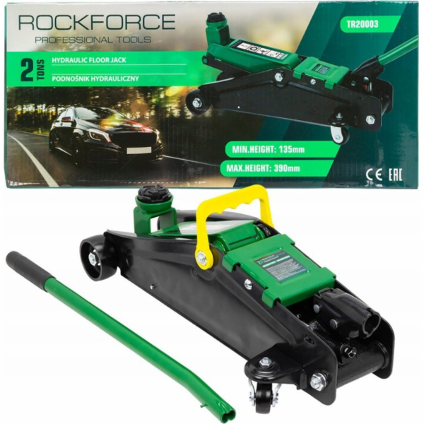 Dílenský zvedák Rockforce Hydraulic 2t (h min 135mm, h ma...