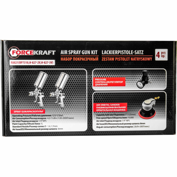 Sada pistolí Forcekraft Air Sander