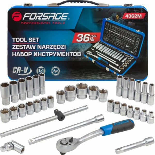 Sada forsážního nářadí Sada nářadí 1/2 36 ks. (8-32 mm) (...