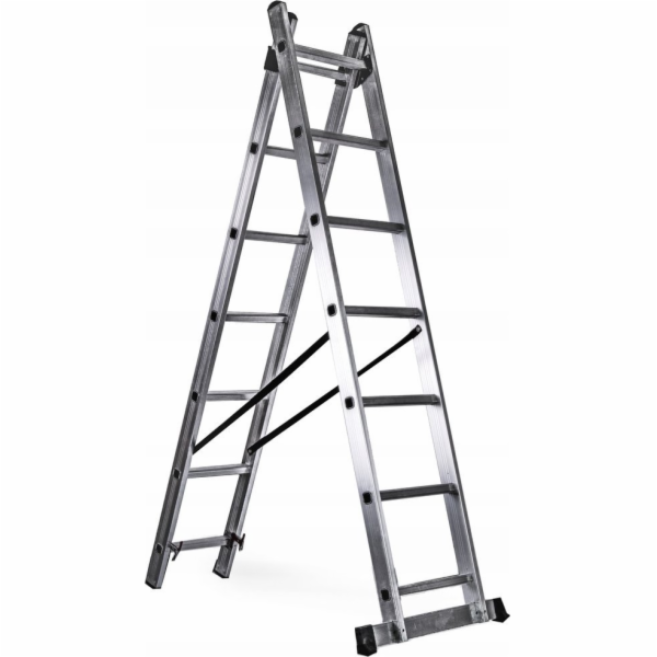 Kombinovaný žebřík Forcekraft 2x8 kroků