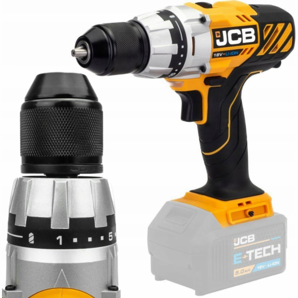 JCB vrtačka Aku vrtačka 18V 45Nm (bez baterie)