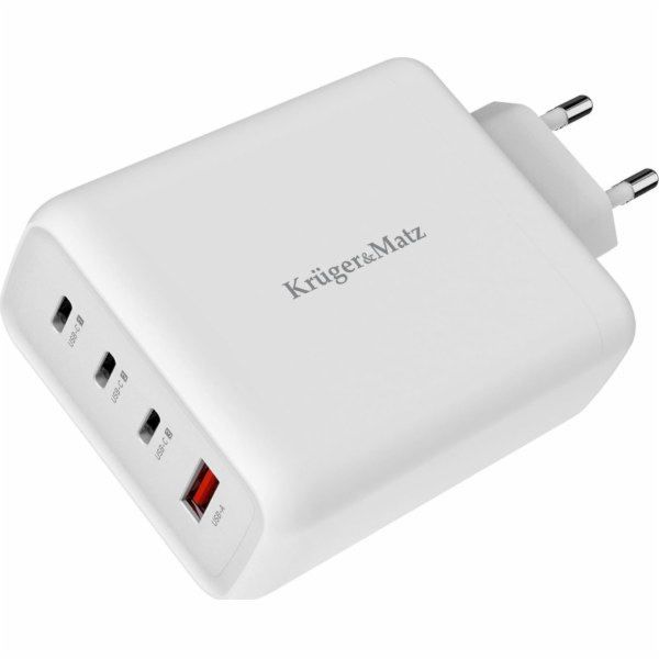 Kruger&Matz 140W GaN AC nabíječka s rychlým nabíjením a n...