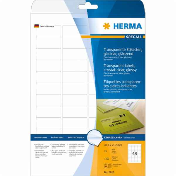 Herma Samolepící etikety 1200 kusů (8016)